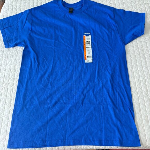 Gildan Royal Blue Heavy Cotton Adult T Shirt Medium Classic Fit - Picture 1 of 6